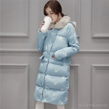 Woman Ukraine Winter Warm Windcheater Hooded Cheap Long Suit Big Jacket Thick Faux Fur Collar Coat Palto Parka Buttons Overcoat