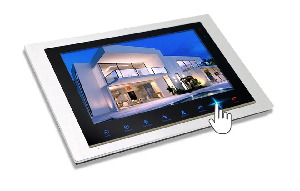 JeaTone 10" 4-wired Door Phone Video Intercom Video doorbell monitor Intercom + Extra 1200TVL Security Camera Waterproof System