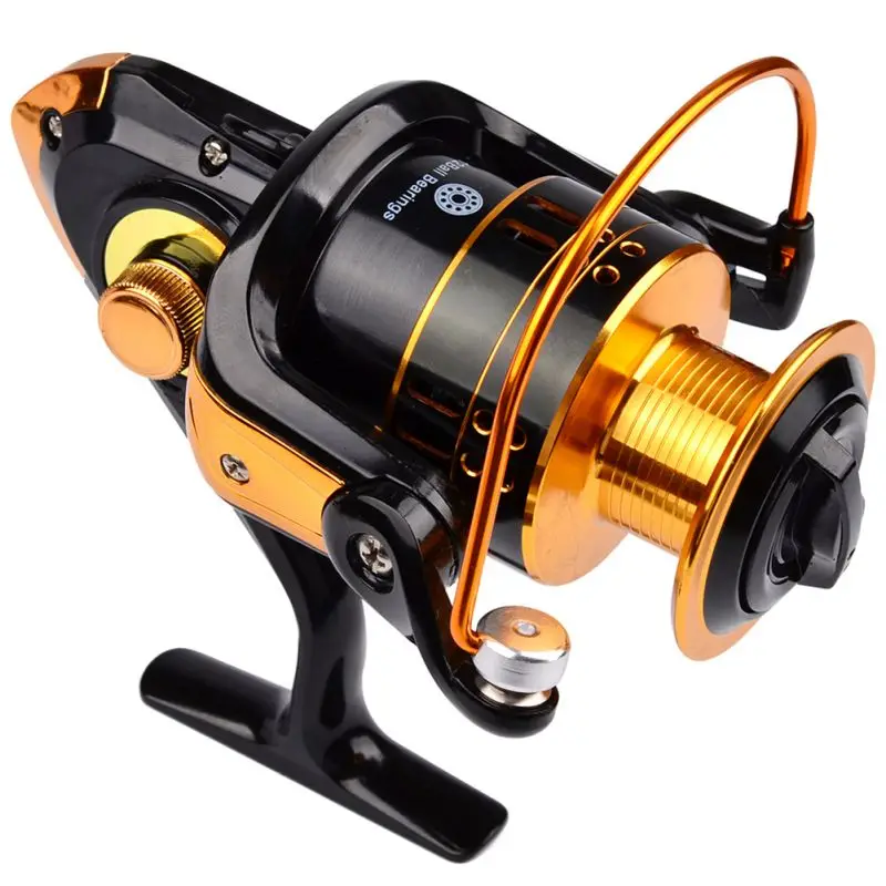 

N Ball Bearings Type Fishing Reels 5.2:1 Gear Ratio Left Right Hand Interchangeable Spinning Reel Outdoor
