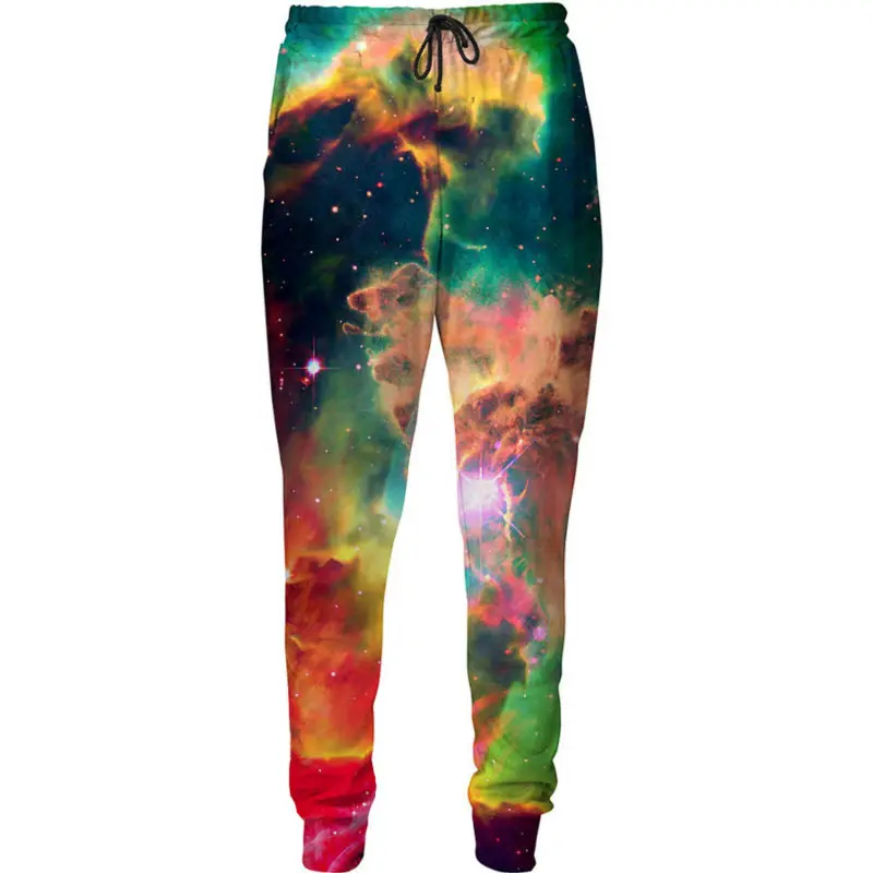 3D Sweatpants Men Jogger Pants Galaxy Space Nebula Trousers Fashion ...
