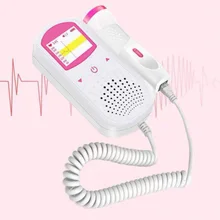Карманный фетальный допплеровский монитор сердечного ритма FHR lcd зонд беременность плода беременность и уход за младенцем высокое качество