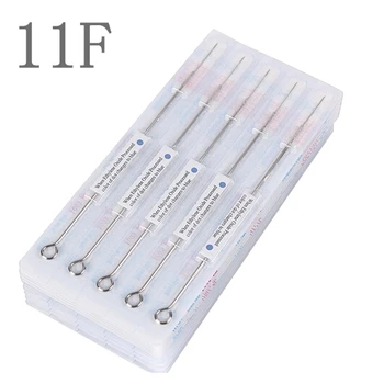 

YILONG Box Of 50PCS 11F Premade Sterilized Tattoo Needles Supply With Disinfection Tablet