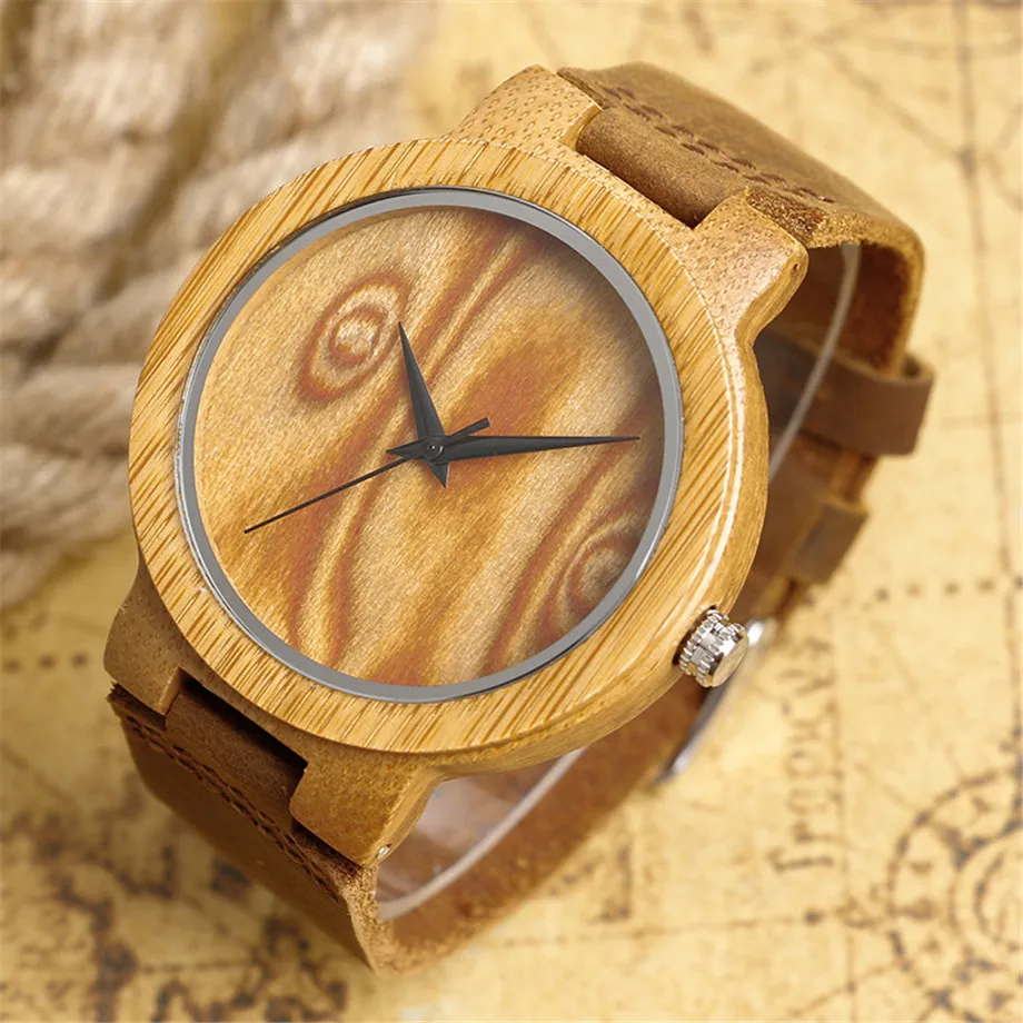 fashion wooden watch male