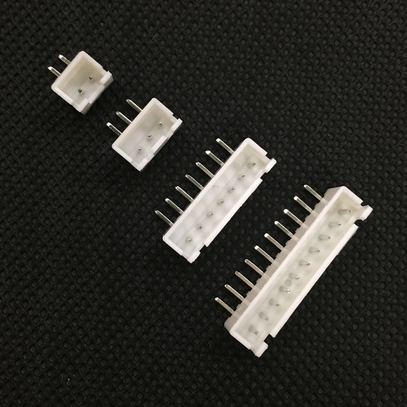 White XH2.54 2.54MM XH-2A straight pin socket XH-2P 100pcs//lot