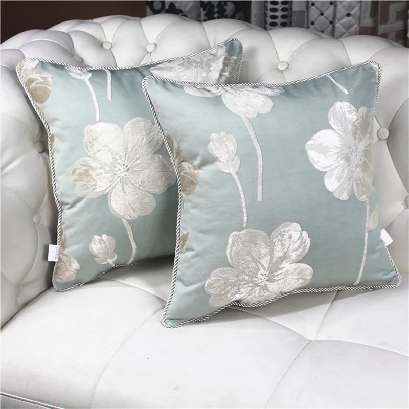 Home Decor Vintage Géométrique Fleur Coton Lin Throw Taie d/'oreiller Housse de coussin