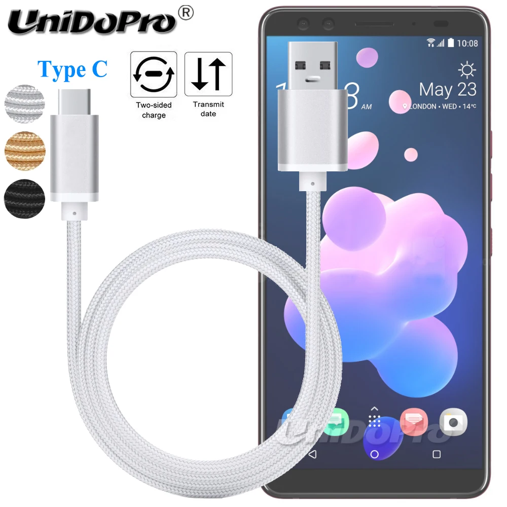 

3FT USB Type C Fast Charger Cable for HTC U12+ U11 10 EVO / One 10 / 10 Lifestyle , U Ultra , U Play Data Sync Charging Cable