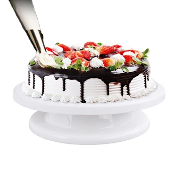 

Cake Rack Cake Holder Stand Cake Tray Platane Turntable Rotatable Revolving Home-use DIY Durable Dessert Turning Kitchen Tools
