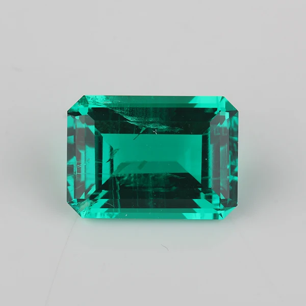 

High Quality 8*10mm Hydrothermal Emerald stone For Jewelry.