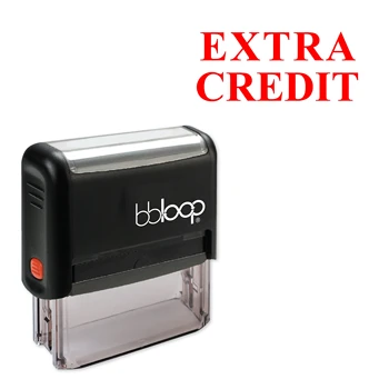 

Bbloop "Extra Credit" Rectangular Self-Inking Rubber Stamp