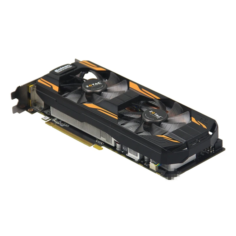 Видеокарты ZOTAC GeForce GTX 760 2 Гб Thunderbolt HA 256Bit GDDR5 для nVIDIA Map GTX760 2GD5 Hdmi Dvi|Графические