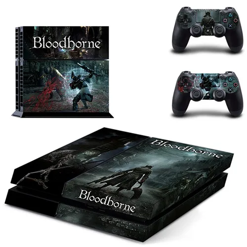DPTM1578 Игра Bloodborne PS4 Кожа Наклейка для sony playstation 4 для Dualshock 4 консоли и 2 контроллеров PS4 Скины Наклейка виниловая - Цвет: DPTM1578