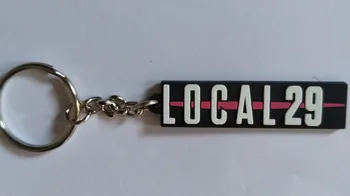 

Customized Logo Plastic Keychains Letters PVC Keyring Rubber Key Holder Promotional Products Design Logo chaveiros personalizado