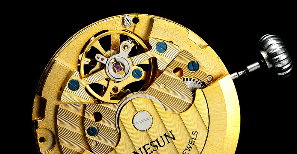 NESUN креативное платье для мужчин Tourbillon полые автоматические механические часы водонепроницаемые Модные наручные часы Relogio Masculino