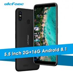 Ulefone S9 Pro 4G LTE Смартфон Android 8,1 Oreo 5,5 дюйма 18:9 2G + 16G мобильный телефон Face ID отпечатков пальцев 13.0MP 3300 mAh Телефон