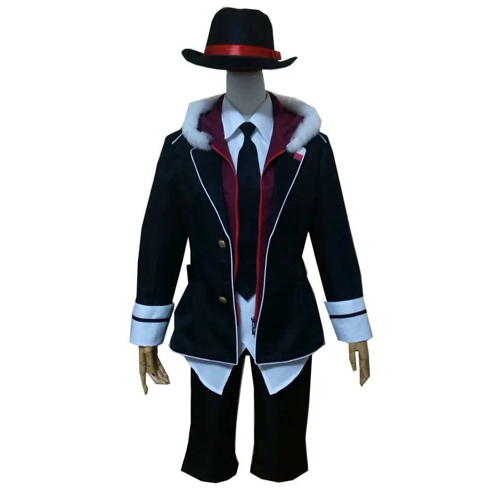 Diabolik Lovers Laito Sakamaki cosplay costume uniform with hat Free shipping