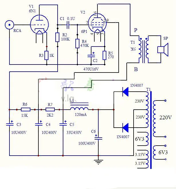 AIYIMA 6N1+ 6P1 клапанный стерео усилитель доска вакуумные трубки усилители накаливания AC источник питания+ 3 шт. трубки