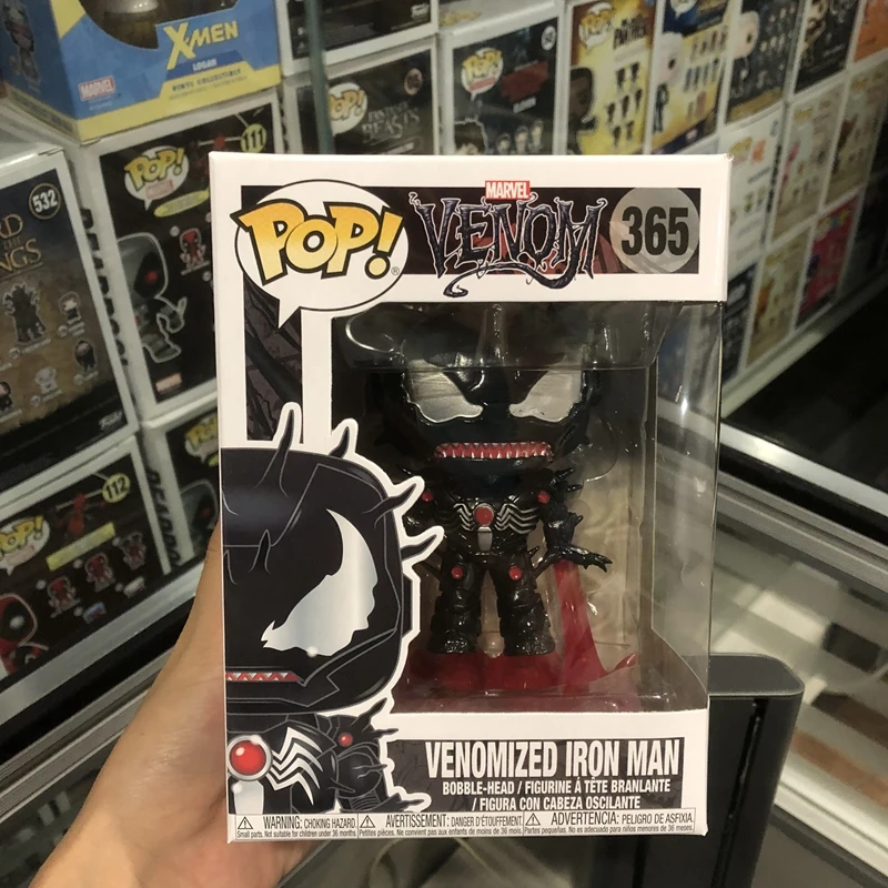 Фигурка из винила Funko pop Official Marvel: Веном Железный человек Коллекционная модель