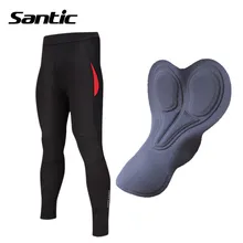 Santic женские брюки для велоспорта Зимние флисовые термальные дорожные велосипедные брюки мягкие велосипедные брюки Велоштаны Pantaloni Ciclismo