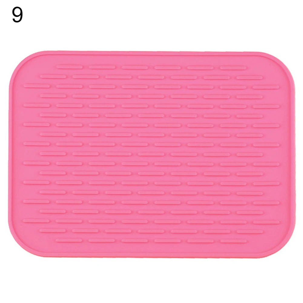 New Kitchen Silicone Heat Resistant Table Mat Non-slip Insulation Pot Pan Holder Pad Cushion Kitchen Pastry Bakeware Mats Placem