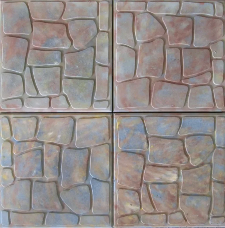 

1pcs Hard ABS Plastic molds for paving slabs concrete "Crushed stone" for paving Plaster Stone Tiles Paving Slabs