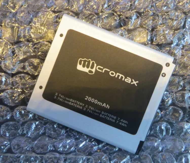 Для A106 батарея MICROMAX Мобильный телефон (MICROMAX Q338 Q340) 2000mAh литий ионный аккумулятор