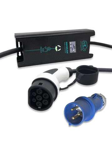 Cabo de Carregamento Pinos para Carro Carregador tipo 2 ev 32a Nível 2 Evse 3 Pinos Ficha Cee Iec62196 7 Elétrico Carregador 5 m Conjunto Temporizador