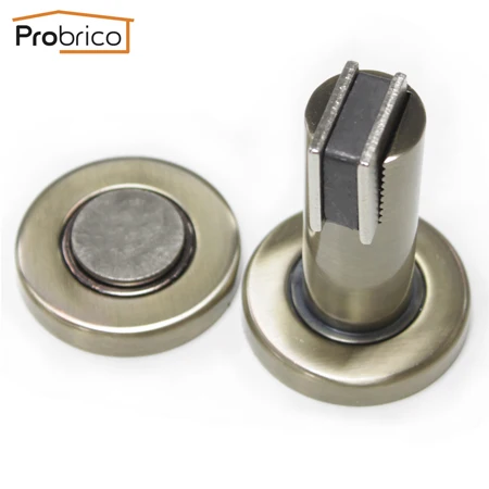 Probrico магнитный дверной ограничитель сверхмощный Регулируемый напольный настенный дверной ограничитель для межкомнатных дверей