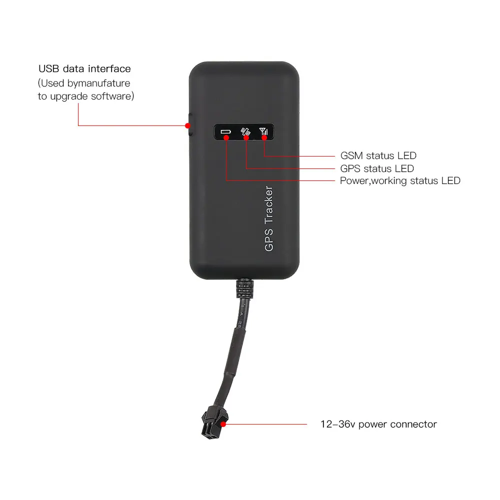 NINI Quad band GSM GPRS GPS трекер автомобиля в реальном времени система слежения TK110|tracking