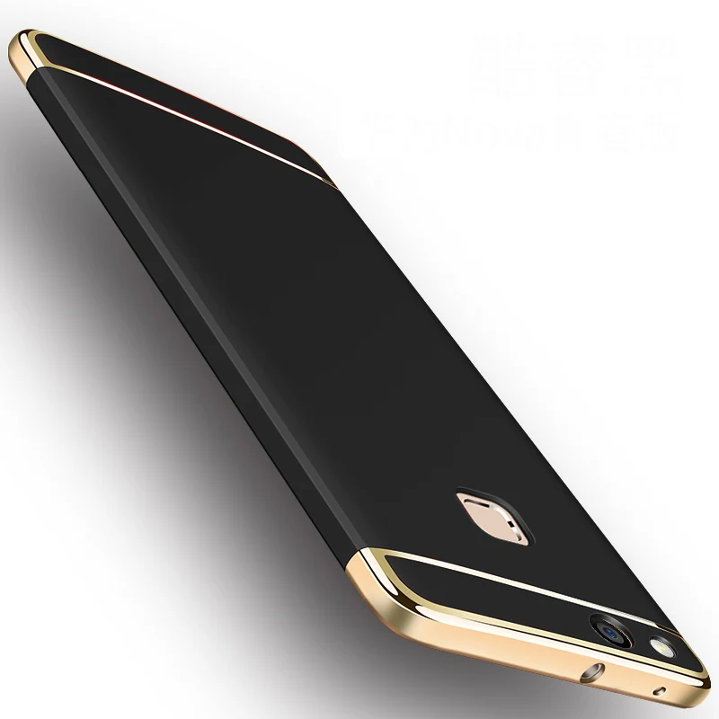 

Luxury Gold Hard Case for Huawei Honor 10i 20i 8A 9 10 Lite 8X Max V20 8C 7A 7C P30 Lite P20Pro Y7 Pro Y9 2019 Removable 3 in 1