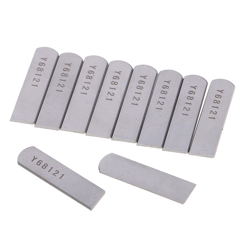 10Pcs Industrial Sewing Machine Overlock Knife Blade for Singer 14CG744 14CG754 14SH644 14SH654 14U555