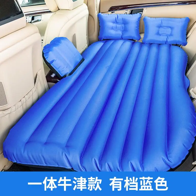 Автомобильный надувной матрас для внедорожника заднего ряда, автомобильный матрас, автомобильное заднее сиденье, дорожная кровать, коврик для сна, воздушная подушка - Название цвета: Красный