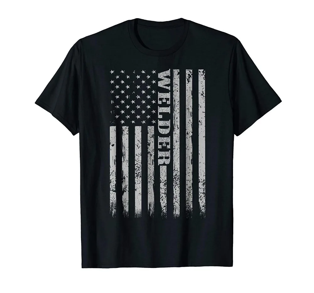 

2019 New Arrival T-Shirt Welding Shirts With American Flag | Welder Mig Shirt Male Best Selling T Shirt