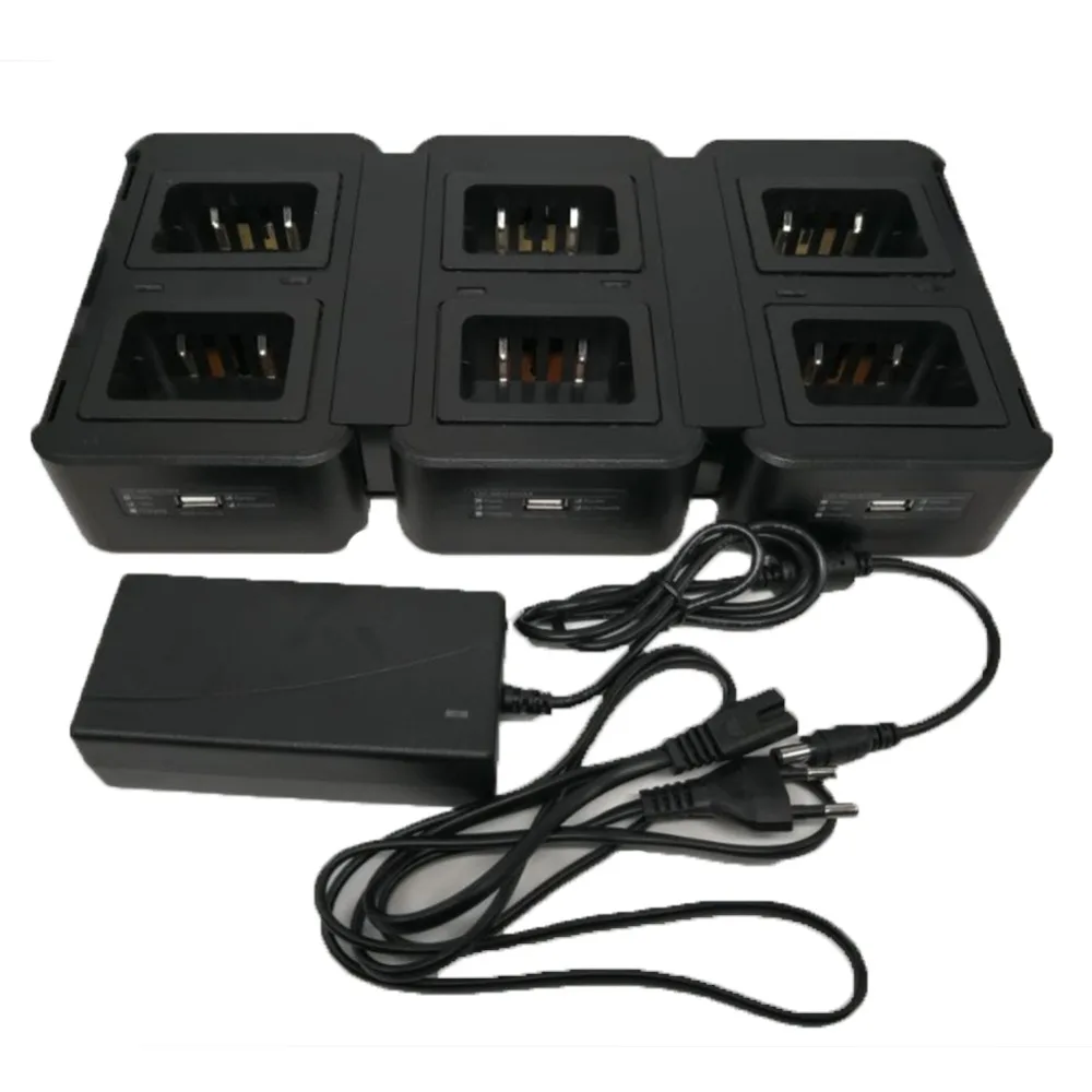 

MCL15 6 unit rapid charger Six Way Multi charger for HYTERA HYT Radio TC-508 TC-446S TC-518 TC-580 TC-500S TC-585 TC-560 TC-510