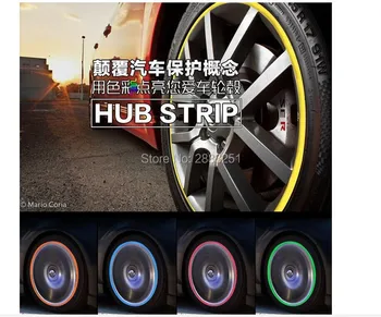 

8M Car Styling Car Wheel Hub Sticker Decorative Strip for Mini usb pc minifigures minions camera cooper projector Accessories
