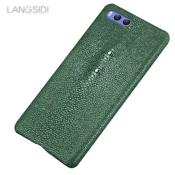 

Wangcangli brand mobile phone case Pearl fish half a pack phone holster For Xiaomi note4x phone case handmade custom processing