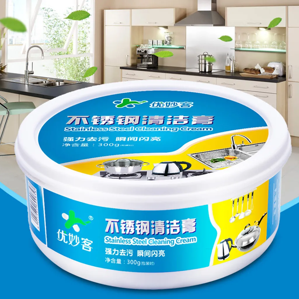 

Stainless Steel Cleaner Kitchen Cleaner Five Cleaning Powder Decontamination Pot bottom polishing to burn marks rust remover