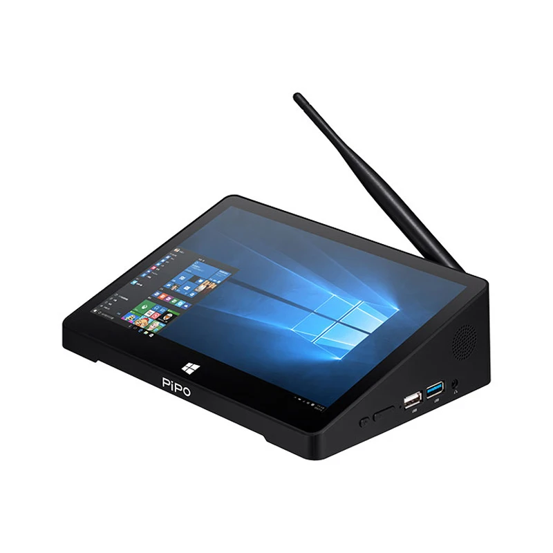 PiPO X10 Pro Smart ТВ коробка Windows10 Cherry Trail Z8350 4 Гб Оперативная память 64 Гб Встроенная память Мини ПК Интернет интеллигентая (ый) умный игрок, ПК, Wi-Fi