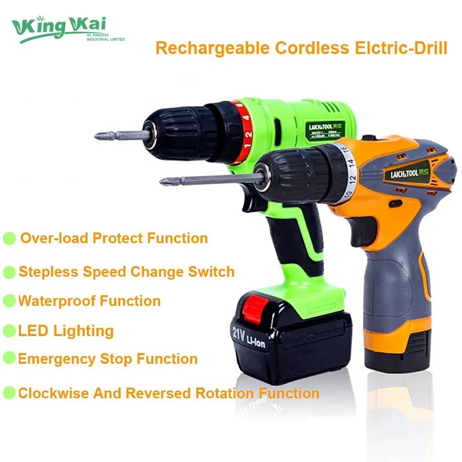 Cordless Lithium Battery Electric Drill-002
