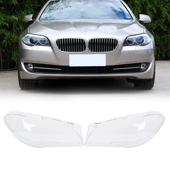 

2pcs Plastic Front Lamp Lens Covers Headlight Lampshades FOR BMW 5 Series F10 LCI F11 LCI F18 LCI 2010-2016 XNC