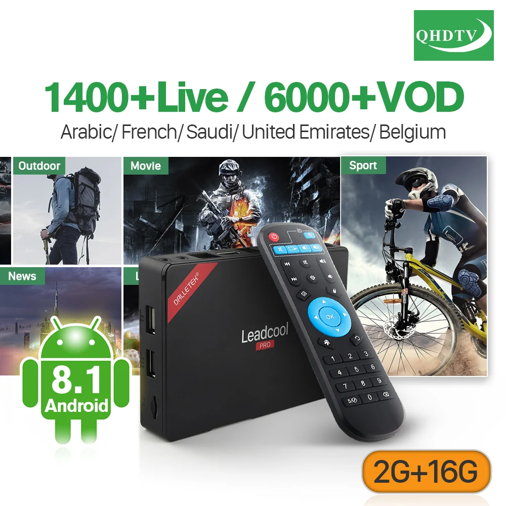 

IPTV French Arabic rk3229 quad-core IPTV Netherlands Belgium Android 8.1 TV Box 2g ddr3 hdmi 2.0 IPTV Subscription 1 Year