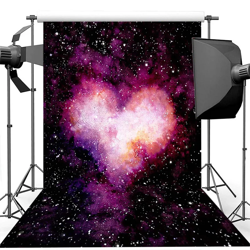 

NeoBack Cosmic Glitter Star Night Custom Photography Background For Studio Photo Love Heart Birthday Party Photography Backdrops
