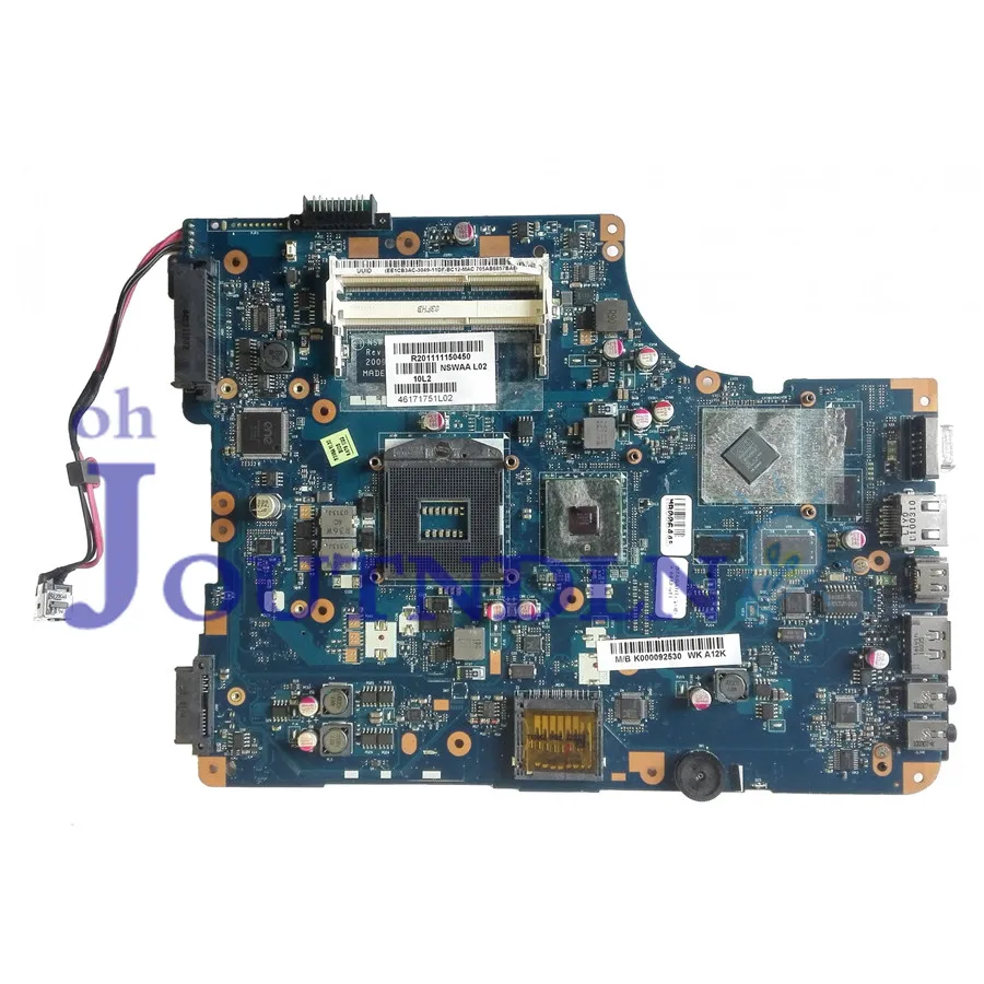 JOUTNDLN для Toshiba Satellite L500 L505 Материнская плата ноутбука DDR3 HM55 NSWAA K000092530 LA-5322P W/HD 4650 GPU |