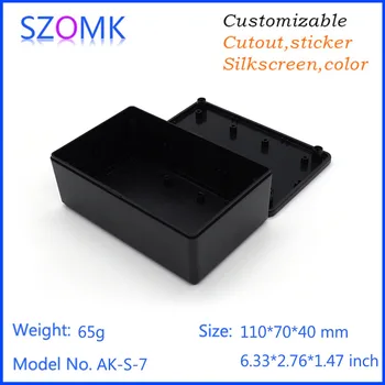 

plastic box enclosure electronics project pcb outlet boxes (4 pcs) 110*70*45mm hot selling plastic case electric switch box