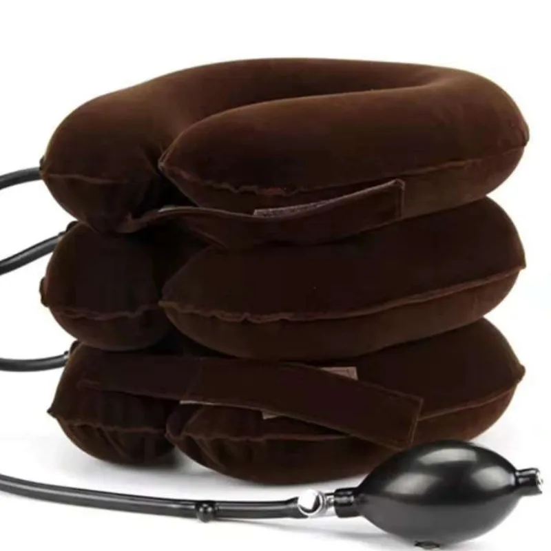 Надувной воздушный шейный массаж шеи Мягкий фиксатор устройство для головной боли голова спина плечо Шея боль Массажер подушка