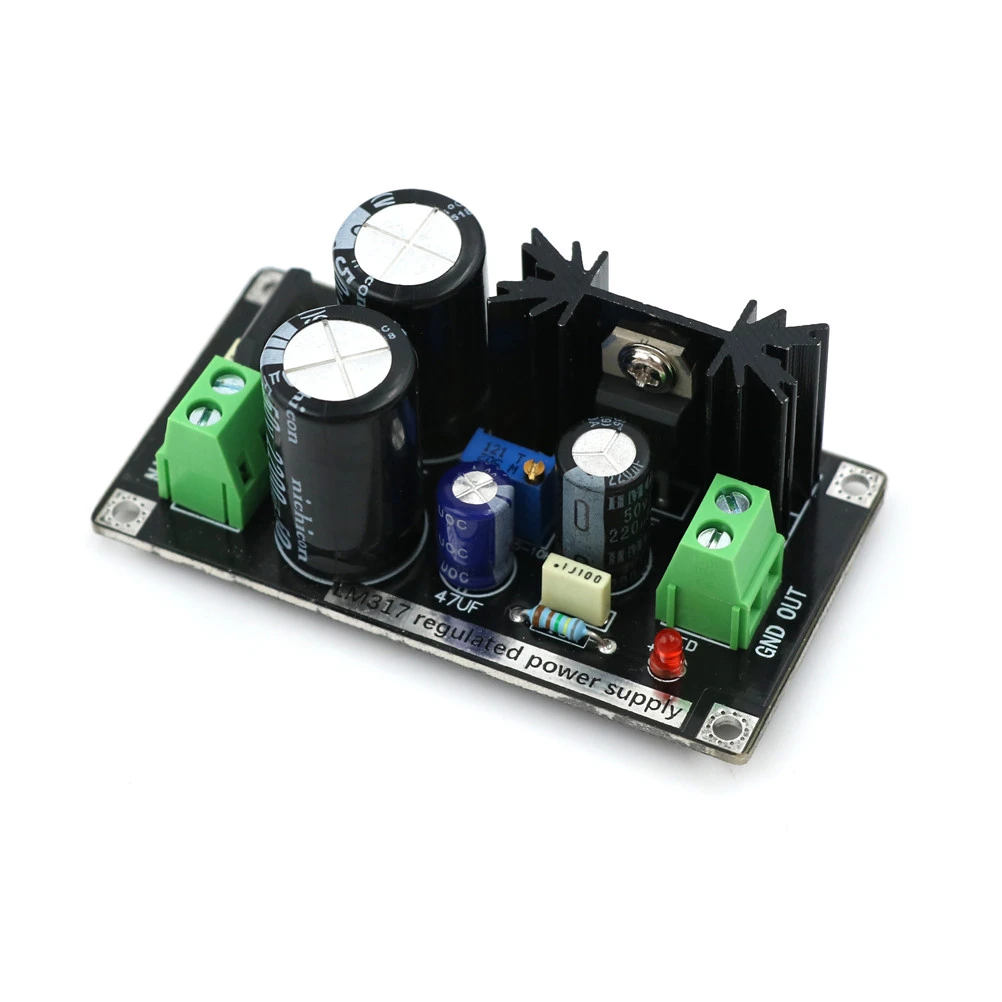 1pc Lm317 Adjustable Regulated Rectifier Filter Power Supply Board