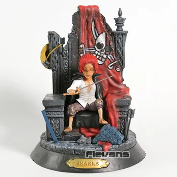 

One Piece Four Emperors Red Hair Shanks Statue Figure PVC Collectile Model Toy