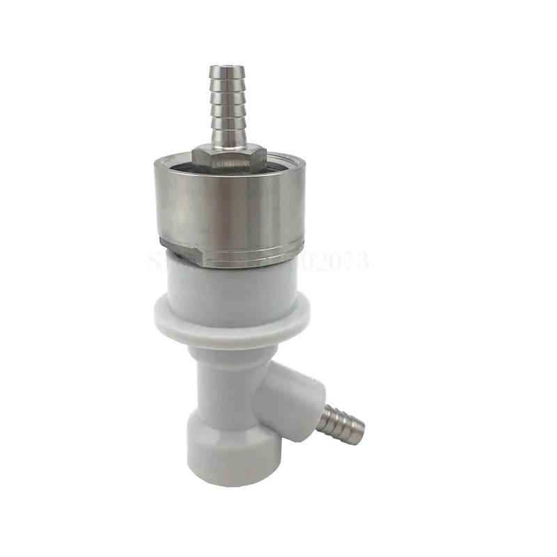Stainless Steel Carbonation Cap Carbonator - Gas Ball Lock Disconnect -14Barb Homebrew Beer Cornelius Corny keg (4)