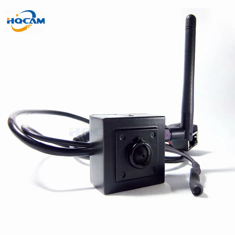 

HQCAM H.264 Onvif 720P 1.0MegaPixels HD mini Wifi IP Camera Wireless ip camera P2P Plug Play Camera Mini Size 40x40mm HI3518C