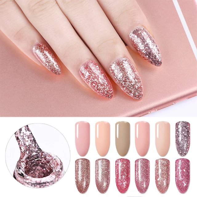 Born Pretty 5ml 10ml Rose Gold Gel Polish Glitter Soak Off Uv Born Pretty 5ml 10ml Rose Gold Gel Polish Glitter Soak Off Uv Color