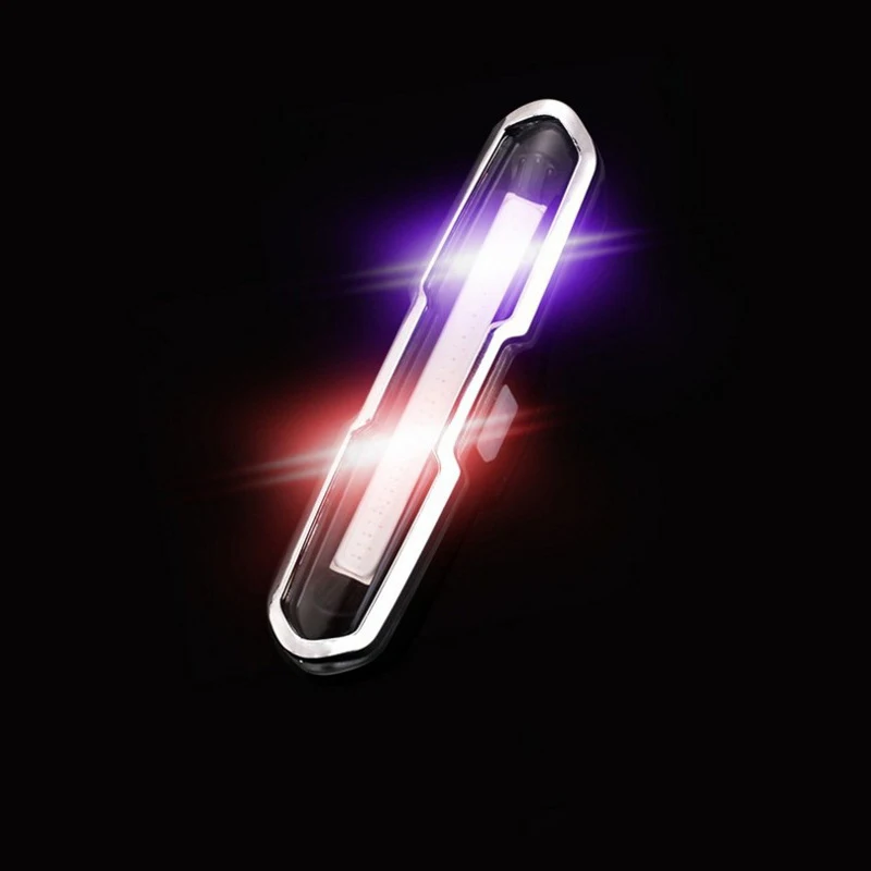 Best USB Rechargeable Front Rear Bicycle Light Lithium Battery LED Bike Taillight Cycling Helmet Light Lamp Mount Bicycle Accessories 3